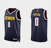 Men's Denver Nuggets #0 Christian Braun Navy 2022 Icon Edition Stitched Jersey Dzhi,baseball caps,new era cap wholesale,wholesale hats